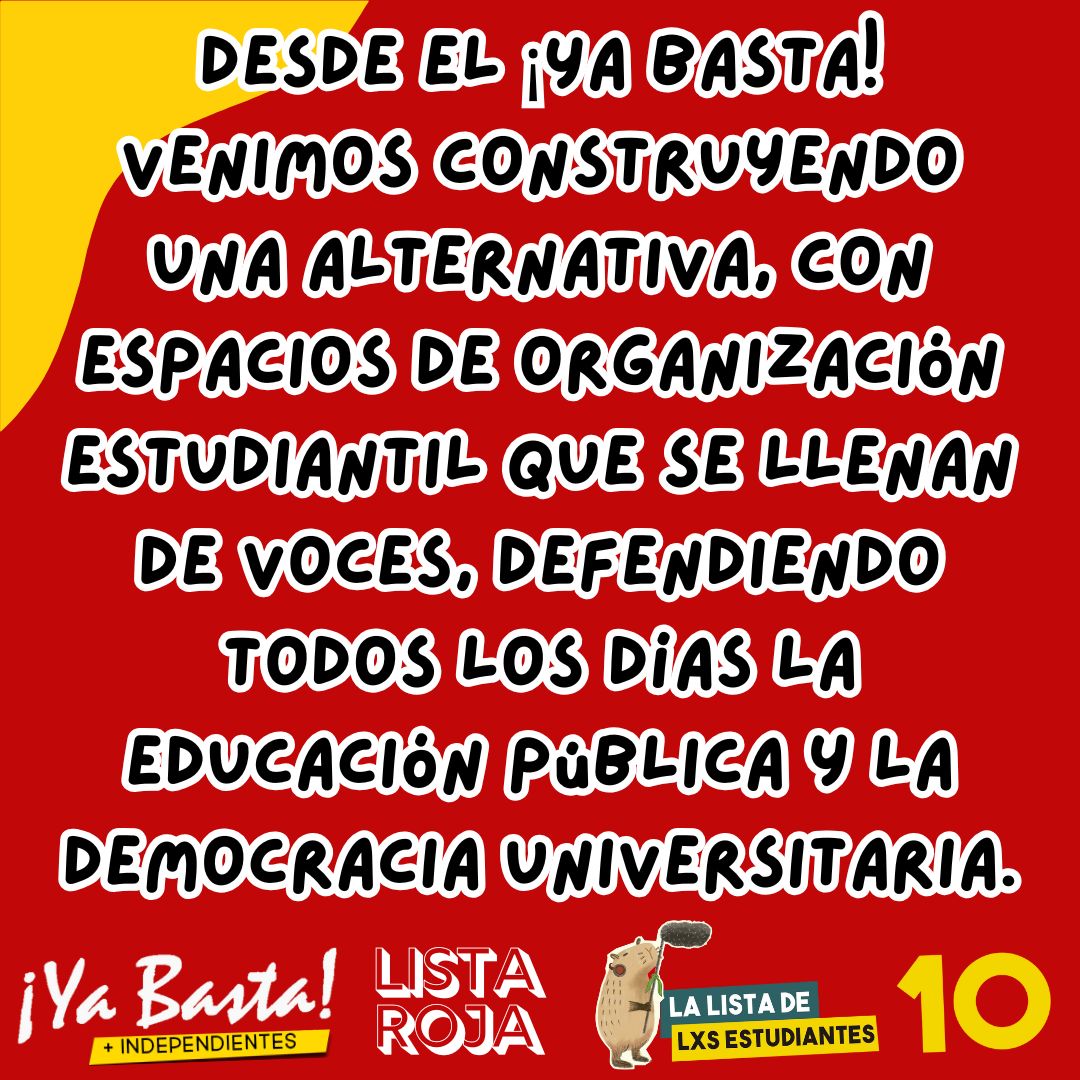 Ya Basta-Las Rojas UNLa tweet media