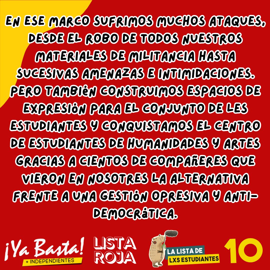 Ya Basta-Las Rojas UNLa tweet media