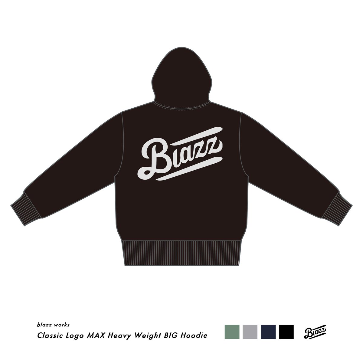 blazzworks's tweet image. CLASSIC LOGO MAX HEAVY WEIGHT BIG HOODIE [BLACK] *予約商品 

blazz.jp/items/94534147