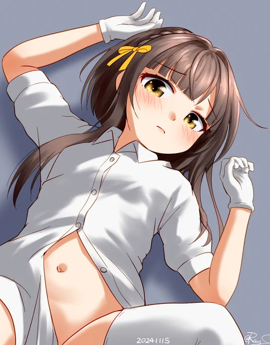 ウクルチャン…#艦これ版深夜の真剣お絵描き60分一本勝負 #艦これ版真剣お絵描き60分一本勝負_20241115 