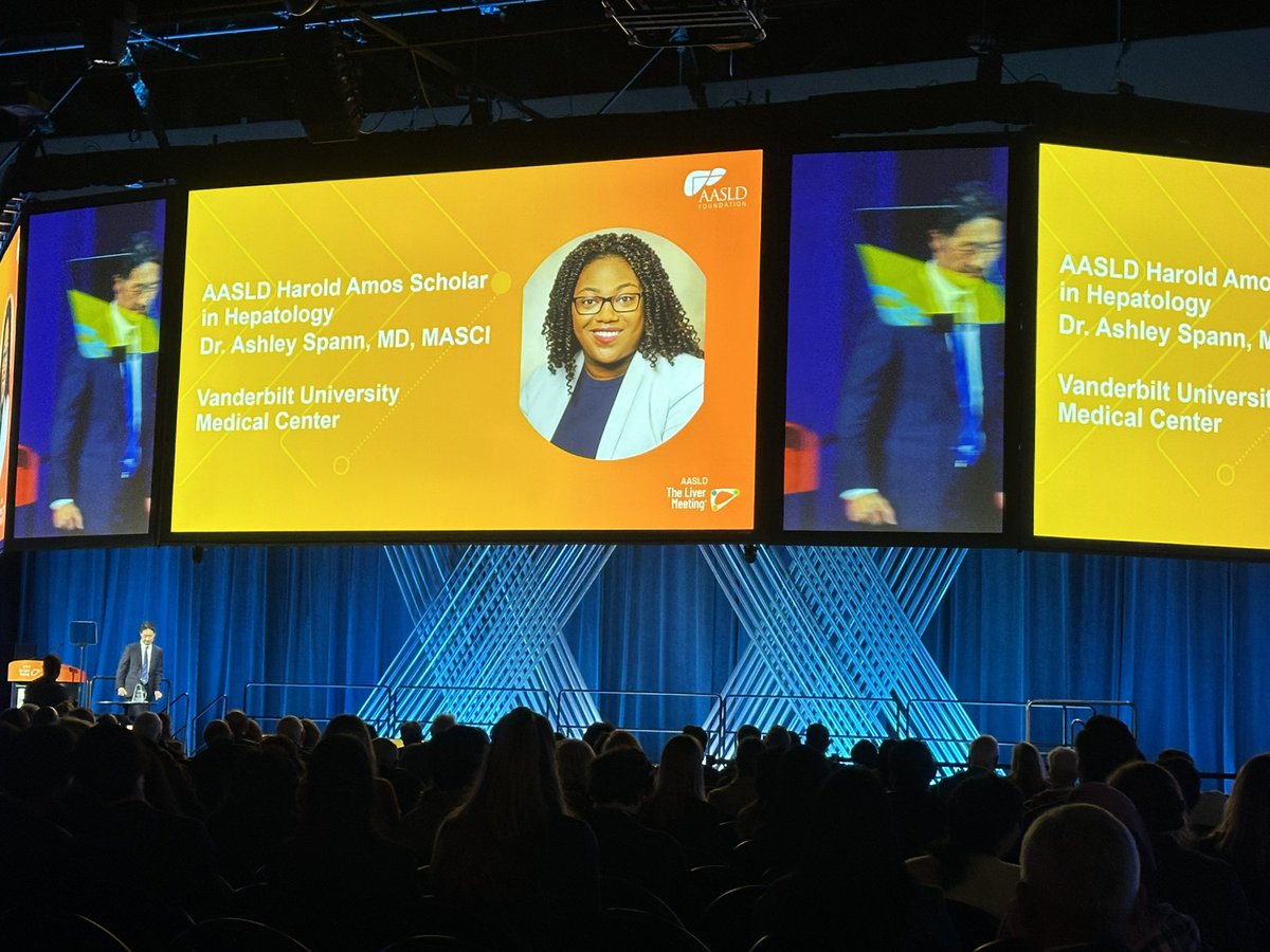 Congrats <a href="/AshleySpannMD/">Ashley Spann</a> for being the inaugural recipient of the Harold Amos award <a href="/AASLDtweets/">AASLD</a> ! A very well-deserved recognition to an amazing ⭐️ in Hepatology, Informatics, and AI among many other things
#ProudMentor