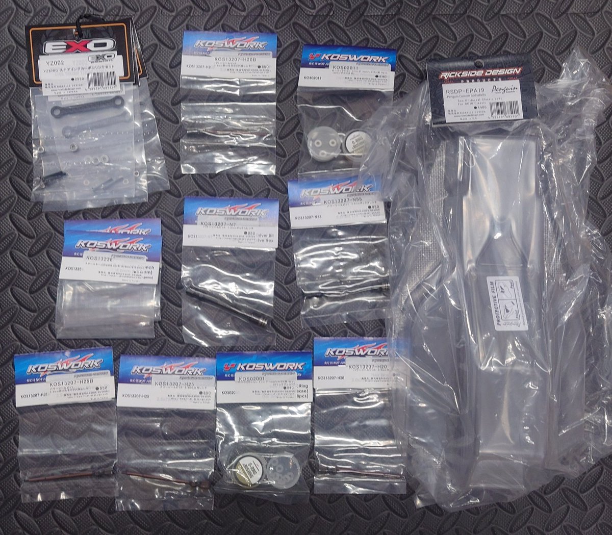 hsk2_nakamura's tweet image. 本日のラジコン関連の入荷品です　#RICKSIDEDESIGN