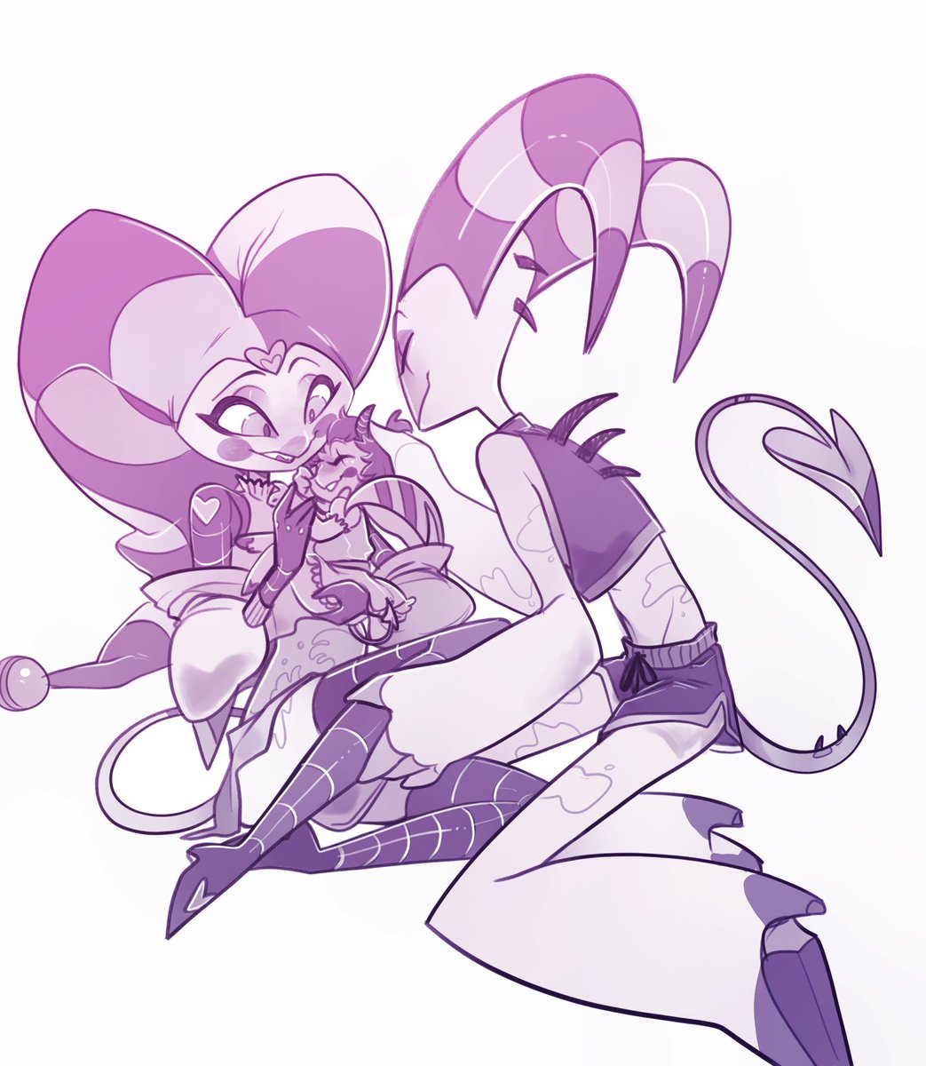 She has Tilla’s smile (Blitz is only a little emotional about it) 🥲

#BlitzFizz #blitzarolli #HelluvaBoss