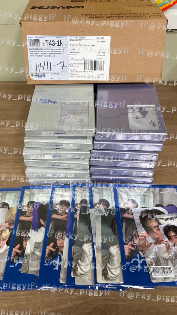 Pky_piggy2's tweet photo. ✨ENHYPEN ‘ROMANCE : UNTOLD -daydream-
ถึงบ้านเกาครบแล้วนะคะ
ส่งกลับไทย24พ.ย
คาดว่าถึงไทยภายในวันที่9ธ.ค
#updatePky https://t.co/V3ie7pMoQM