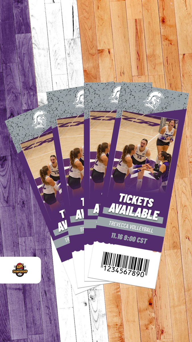 Trevecca Trojans (@tnusports) on Twitter photo 🎉 Don’t miss out! Postseason Tickets for <a href="/TNUVolleyball/">Trevecca Volleyball</a> are available starting tomorrow morning at 9:00 AM CST! 🏐🔥
Join us for Game 1 on November 19th at 6:00 PM CST in the FIELDHOUSE. Let’s pack the stands and cheer on the Trojans to victory! 💜🤍
🎟️ Secure your tickets 🎉 Don’t miss out! Postseason Tickets for <a href="/TNUVolleyball/">Trevecca Volleyball</a> are available starting tomorrow morning at 9:00 AM CST! 🏐🔥
Join us for Game 1 on November 19th at 6:00 PM CST in the FIELDHOUSE. Let’s pack the stands and cheer on the Trojans to victory! 💜🤍
🎟️ Secure your tickets