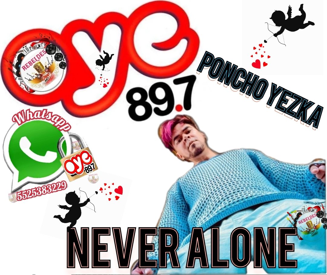 ExaRebeldes's tweet photo. Es viernes y @PonchoYezka lo sabe #NeverAlone el mejor #Nightprogram de la radio @Oye897 #RompeConTodo @rebeldes siempre presentes https://t.co/y746r1tJac