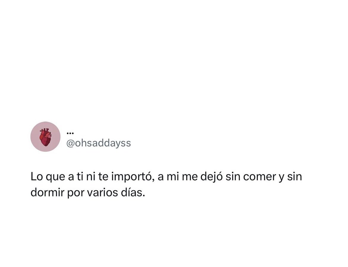 keniajimenezMo's tweet photo. Me dió depresión, bajé de peso, lloraba todos los días por un mes y hasta más, y dejé de creer en todo. https://t.co/mRcCBnLTzL