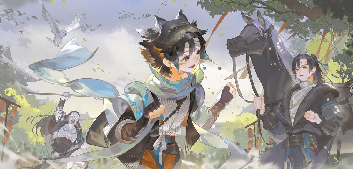 「幫網易射鵰畫的劇情圖兒」|sawanaのイラスト