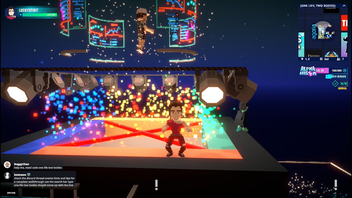 orenworm's tweet photo. Vibing at @agoriamusic's DJ Set in One Life, Two Bodies in @TheSandboxGame. The music is electric! 🎧🔊 https://t.co/8Kb6MUYzcU #TheSandbox #AlphaSeason4 #AS4SocialChallenge https://t.co/EBLQk3xKok