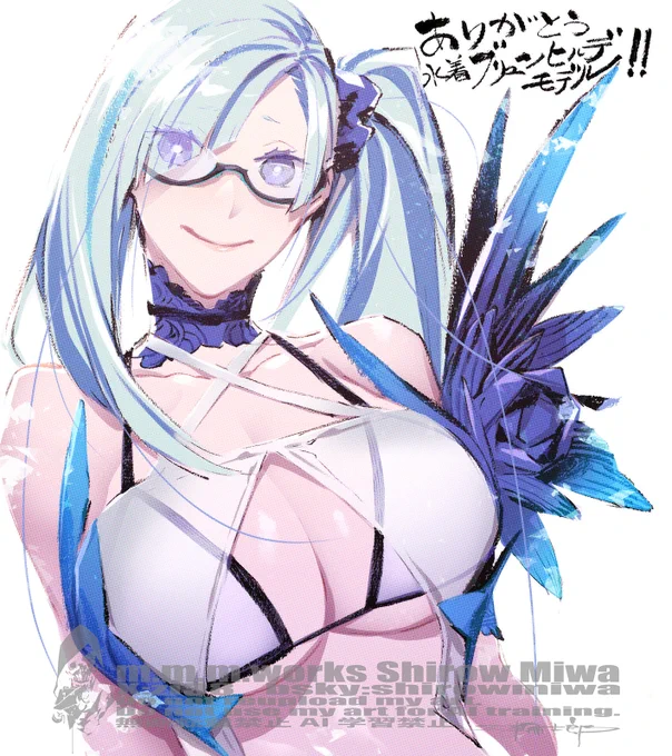 FGOfes2024の執事眼鏡様ブースへ寄稿した色紙に色を入れました
#FGO 