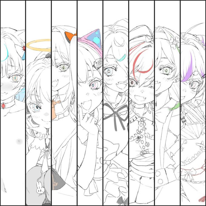 うちのこ全員集結!いや〜全員超清楚だな〜!( ・`д・')✨️ 