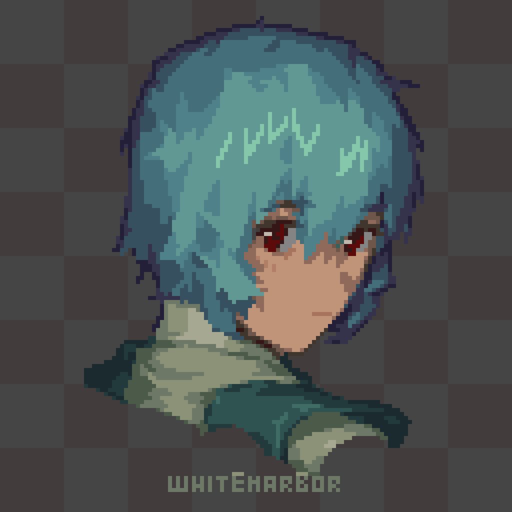 ayanami #Rei
#evangelion
#pixelart
#ドット絵