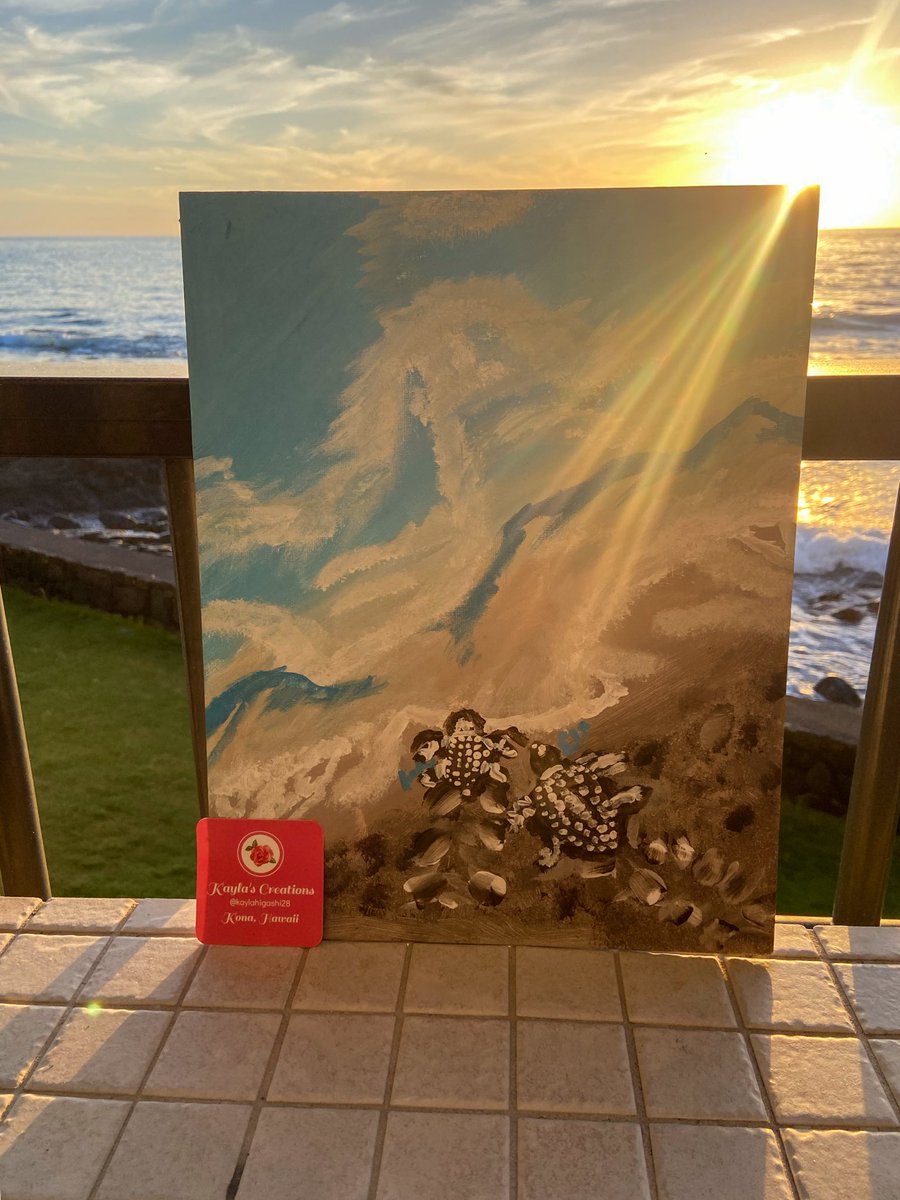 Purchased a painting that was painted by a young woman named Kayla. A person with Down syndrome is a beautiful soul, reminding us that beauty comes in all forms. In a world that tries to fit everyone into a mold, she is a reminder that being different is a beautiful thing. #Love