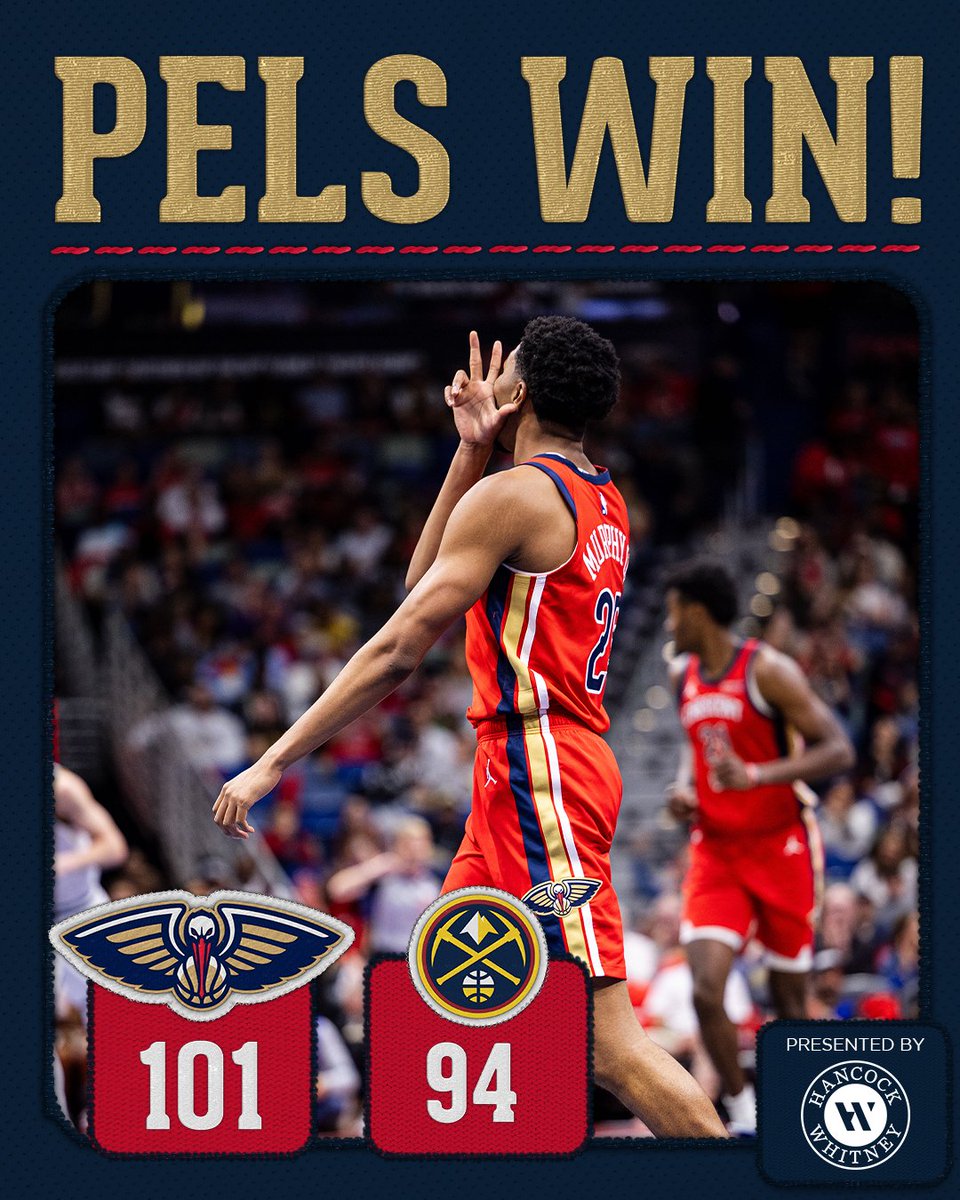 PelicansNBA's tweet photo. Cup Dub

#Pelicans | @HancockWhitney https://t.co/McJtpum3Xf