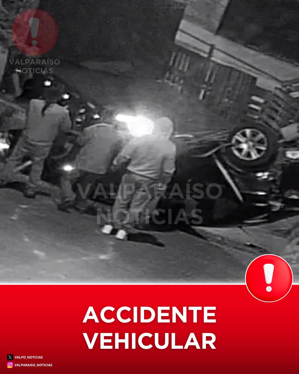 valpo_noticias's tweet photo. #AHORA #VALPARAISO Accidente vehicular en Manuel Rodríguez con Pedro de Oña en Cerro Mariposas. Volcamiento de vehículo menor. https://t.co/2ANbL3Kfbh