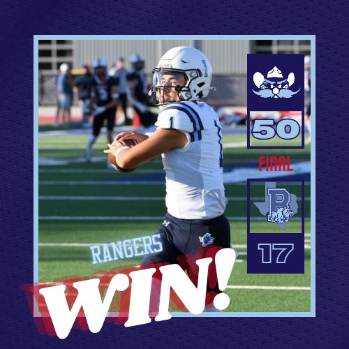 GreenwoodAth's tweet photo. 🏆Rangers are Bi-District Champions!🏆

The Rangers claimed a decisive 50-17 victory over the Borger Bulldogs to secure the Bi-District title! Congratulations to the players &amp; coaches for an incredible performance. Let’s keep this momentum rolling into the next round! #RangerDNA https://t.co/nefm6CP6qS
