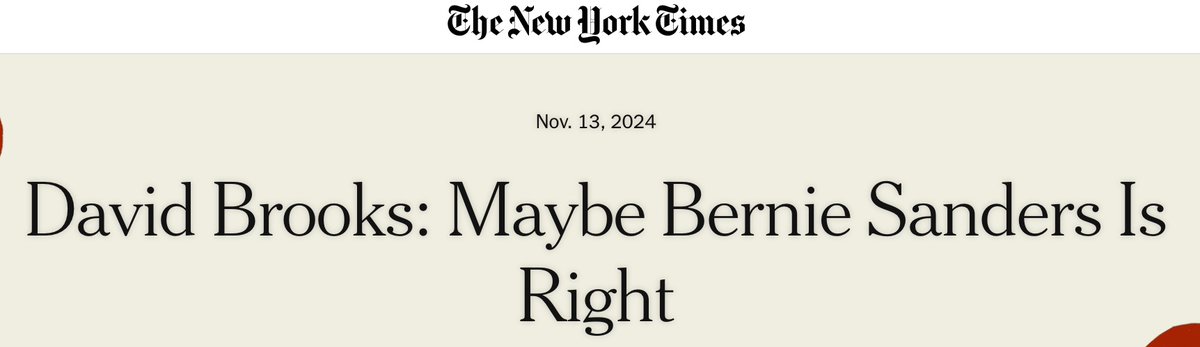 The world really is changing. 10 or 20 years ago it would have been unthinkable to see establishment outlets like Foreign Policy and the New York Times saying "wow Noam Chomsky and Bernie Sanders sure do know what they're talking about."