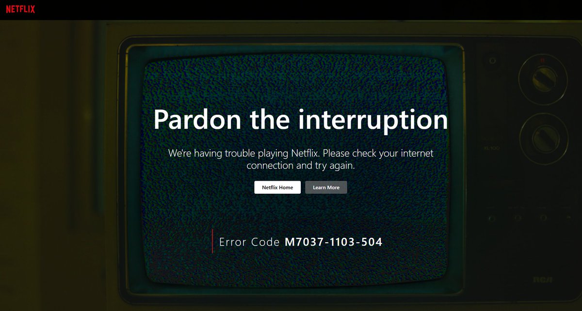 hawkeman's tweet photo. TOD: 9:21 CST. @netflix RIP, guys. You deserve to fail. https://t.co/rHCiajNGX7