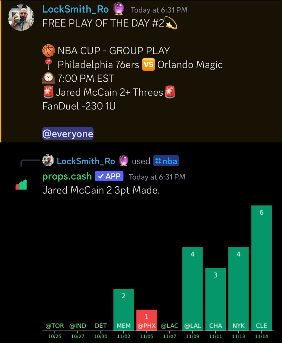 LockProfits's tweet photo. Cash It! 💫 2/2 Early! ✅ McCain has been hot and continues it tonight!

“WE GIVE OUT PICKS LIKE THIS EVERYDAY FOR FREE  🆓 
LINK IN BIO👇

https://t.co/hY4cafSmEk

#gambling #sportsbetting #nba # https://t.co/Mivlg7uWwL
