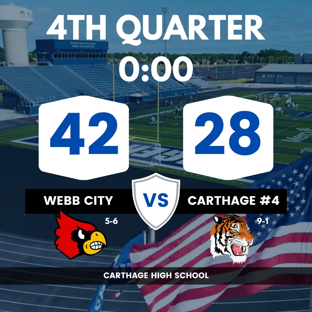 Carthage Tiger Sports Report tweet media