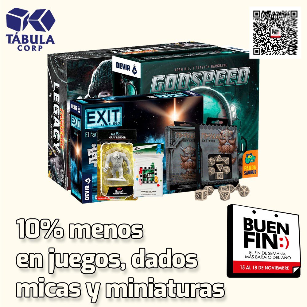 tabulacorp's tweet photo. Aprovecha nuestras ofertas! #BuenFin2024 #juegosdemesa #juegosderol #miniaturas #WarGames https://t.co/QdhOQqrG8M