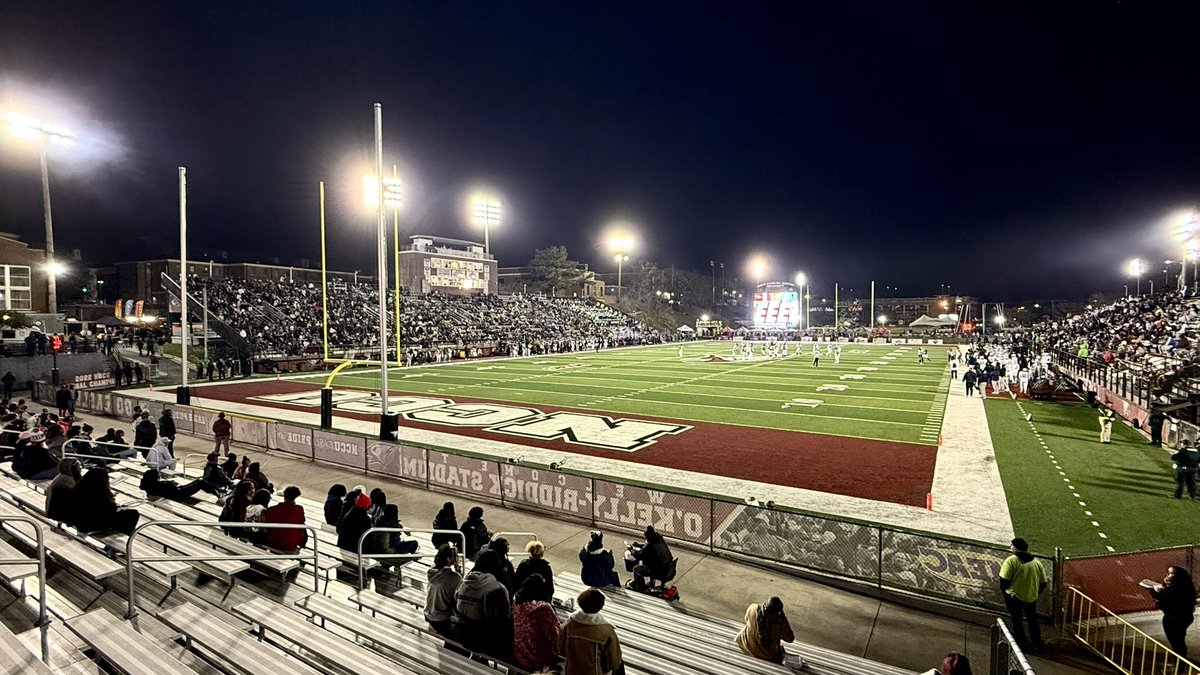 📸 Shot of the Night 📸

O’Kelly-Riddick Stadium - Durham, NC

• 1st career <a href="/NCCU_Football/">NC CENTRAL FB | 🦅🏆🦅</a> game
• FCS School #93 (out of 129)
• FCS HBCU #18 (out of 21)
• Game #64 of the 2024 season