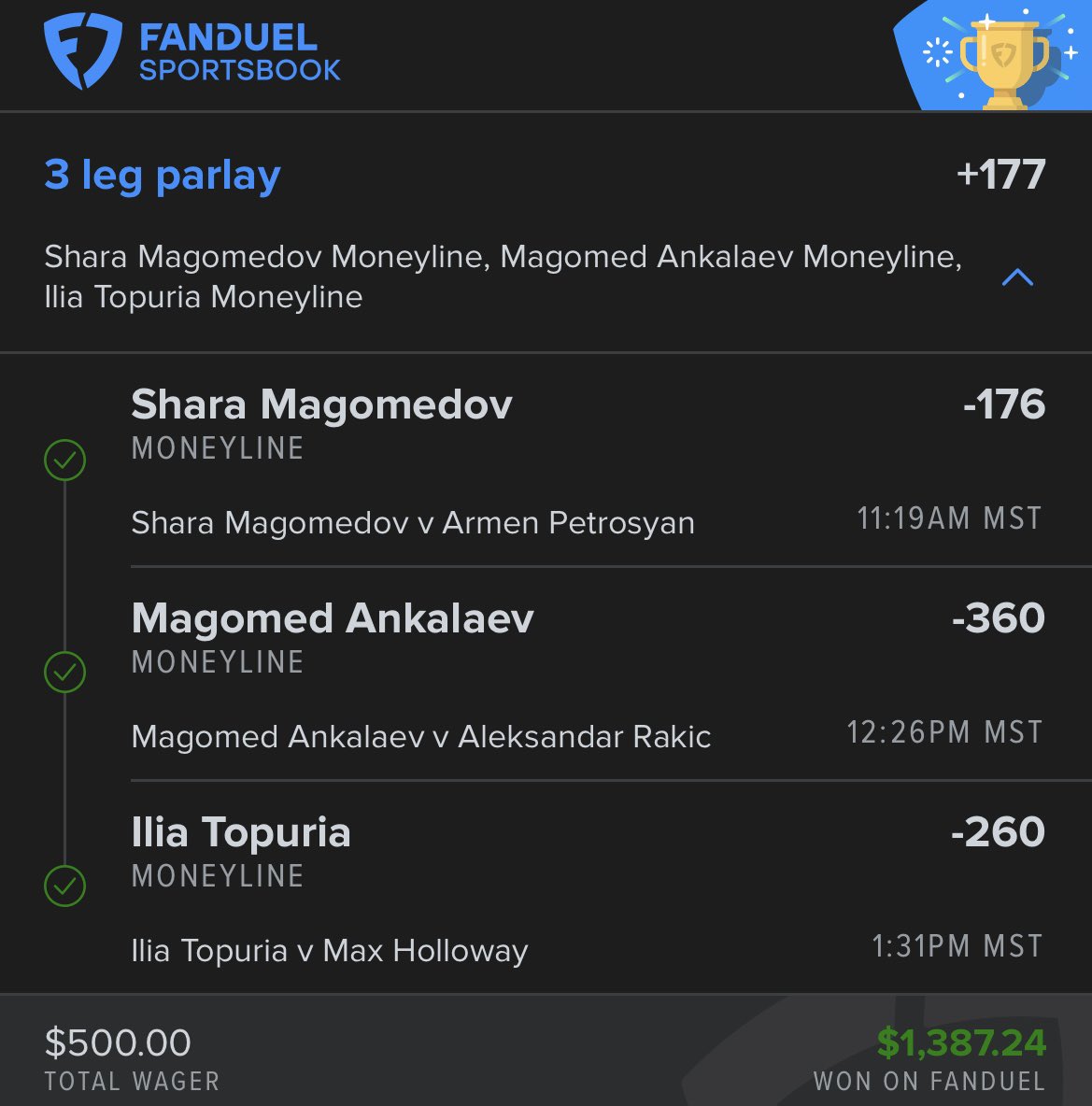 DamEHiTz's tweet photo. Here’s what happened last ufc card, promise you don’t wanna miss this one 💰🔥 #GamblingX #ufc309 https://t.co/VpbGSD1v8W