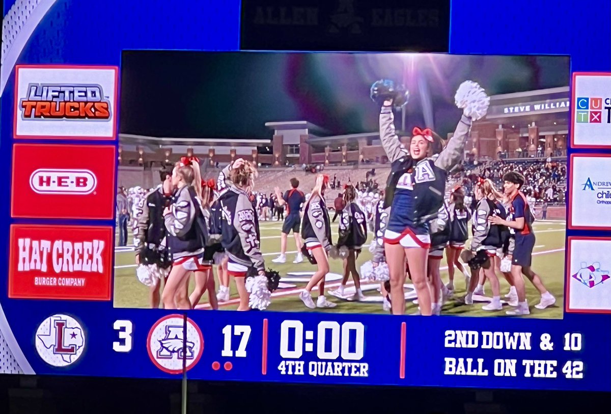The Allen Eagles are Bi-District Champs!!! 17-3 over  Lewisville!