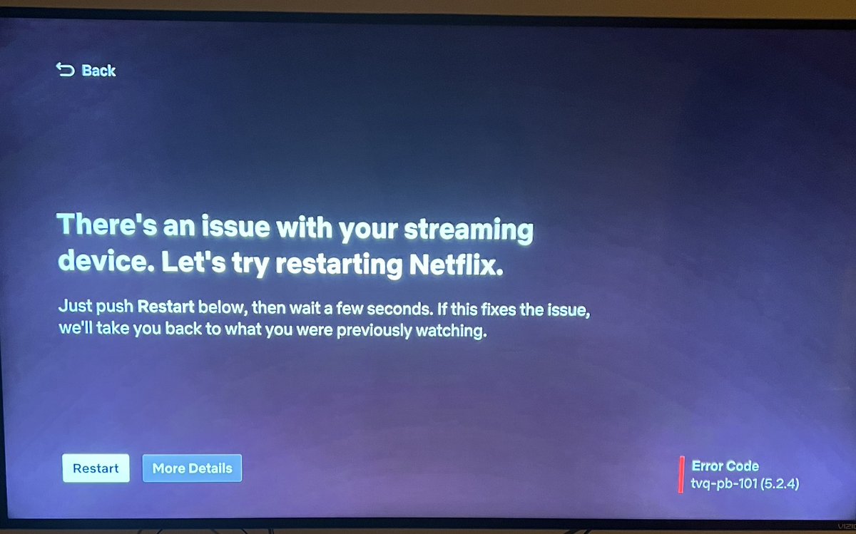 S_Hopkins_'s tweet photo. My Netflix…. This isn’t good…you didn’t plan for this? https://t.co/iyCrrk91Bw