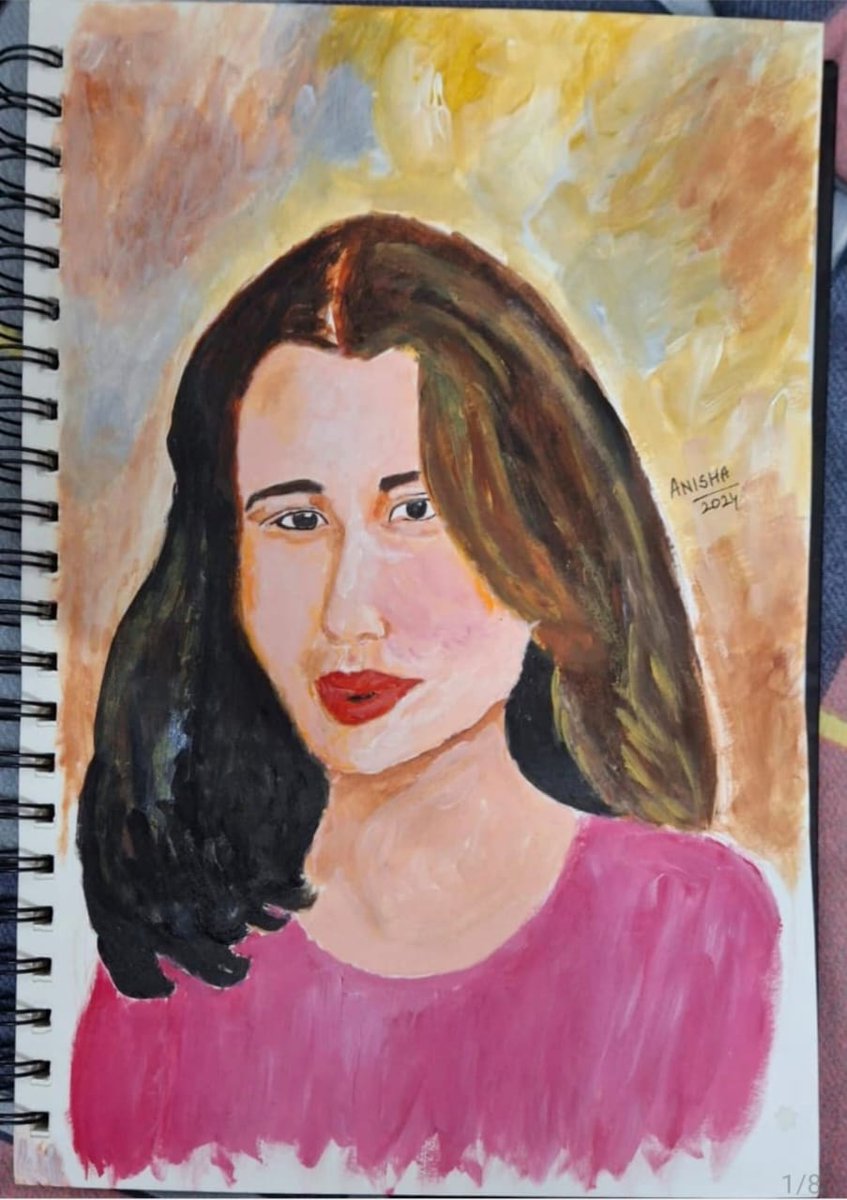 Anisha_Sharma18's tweet photo. Portrait ✨ 
In acrylics 
.
.
.
.
#art #portrait #portraitpainting #acrylicpainting #paintings #sketchbook #artist #artaccount #ArtistOnX #artislove #paintingispassion #instagraminspired #indianartist https://t.co/KF00PJuCOw