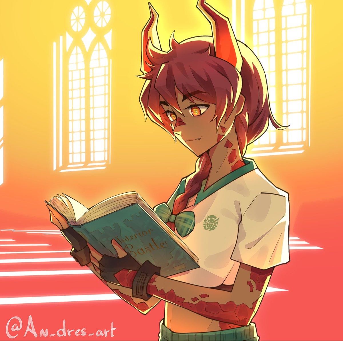 An_dres_art's tweet photo. Wren from Wholesome monster girl academia doing some reading. π°
#γ€γ©γΉγ #WMGA @WholesomeMGA https://t.co/FooL2cn5QA