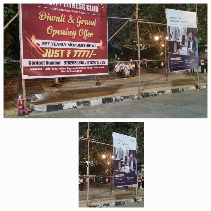 RohitMisra11's tweet photo. Great discomfort to pedestrians and damage to public property, that is democracy at work in India. @pcmcindiagovin @PCMCSarathi Please don't worry, we will keep paying taxes. 🥲 https://t.co/J5WLOdaB9Q