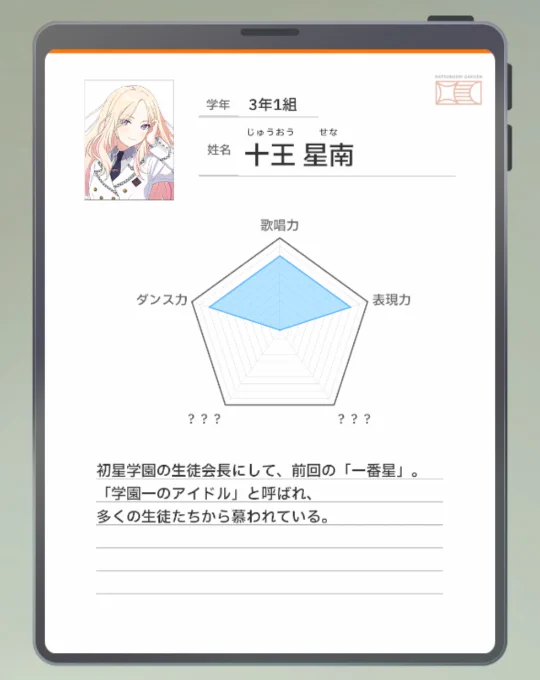 星南会長初手からスペックが高すぎる 
