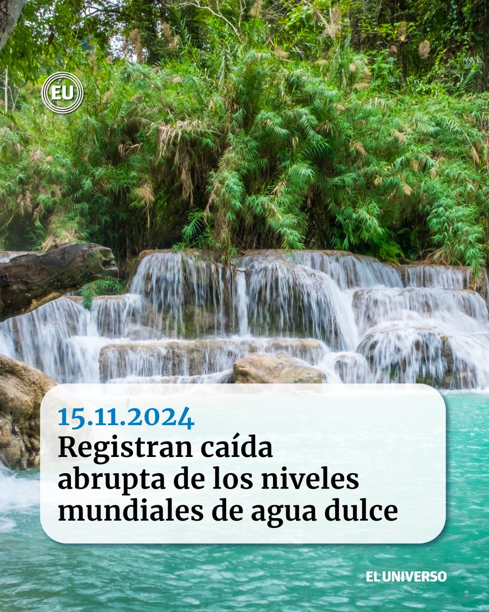 eluniversocom's tweet photo. Registran caída abrupta de los niveles mundiales de agua dulce https://t.co/1my2sEDnZi

Los científicos sugieren que el cambio podría indicar que los continentes de la Tierra han entrado en una fase persistentemente más seca. https://t.co/vYLs2zNqVO