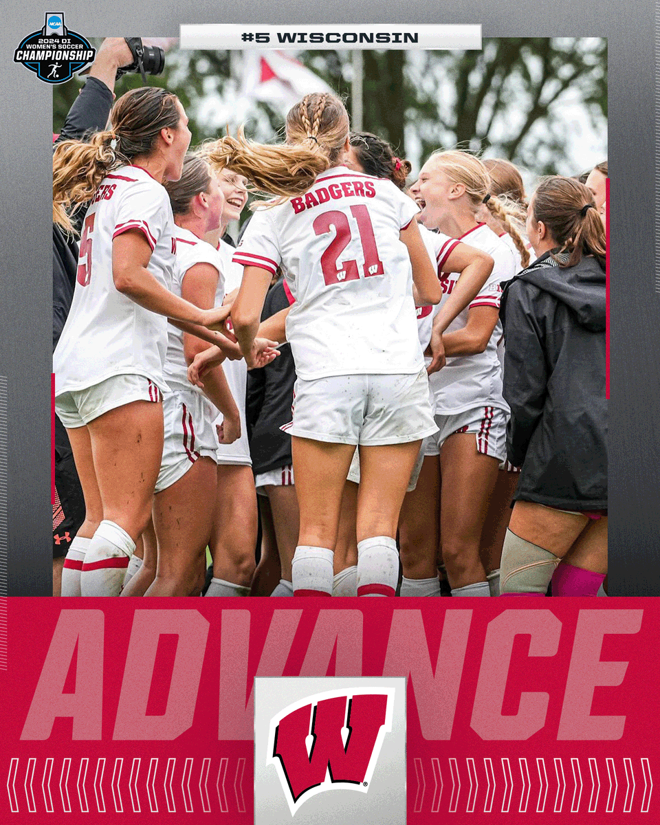 ON WISCONSIN ‼️

(5) <a href="/BadgerWSoccer/">Wisconsin Women’s Soccer</a> defeats Maine, 3-1, to advance to the next round of the 2024 NCAA Women's Soccer Tournament.

#NCAASoccer
