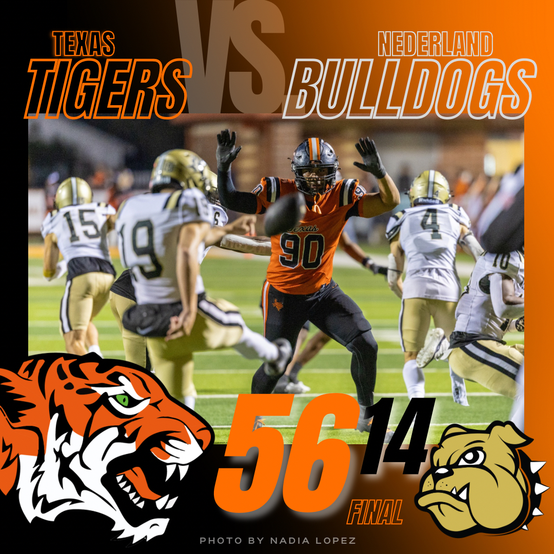 Texas High sends the Nederland Bulldogs back to the dog house, defeating them in the first round of the playoffs. Texas wins 56-14. #texashighschoolfootball #txhigh