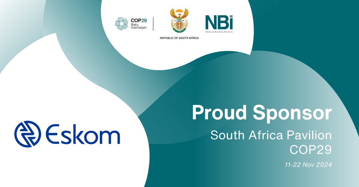 NBISA's tweet photo. π Global Impact, Local Action & United for a Better Future!
π€With the support of @Eskom_SA we're propelling climate action forward at #SAPavilion
@environmentza
#COP29 #SAatCOP29 #NBICOP29 #NBIJustTransition https://t.co/Zt9iOZijVR