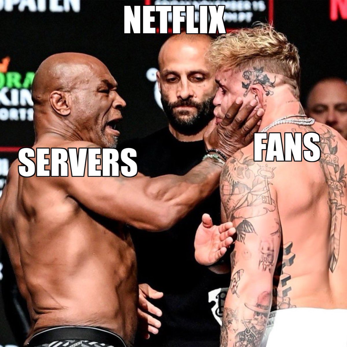This about sums the night up… #PaulTyson #NetflixFight #Netfix #Netflix #Buffering