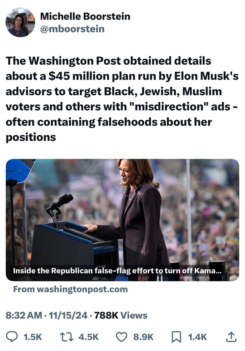 This is what we call ACTUAL election interference by the worst excuse for a human in the history of mankind. That’s you <a href="/elonmusk/">Elon Musk</a>