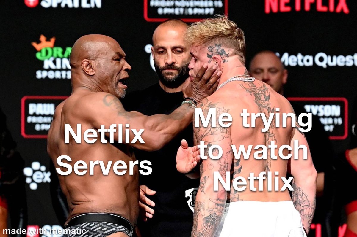 AR22KC's tweet photo. #netflix #tysonpaul #buffering https://t.co/AzpRRnsugj