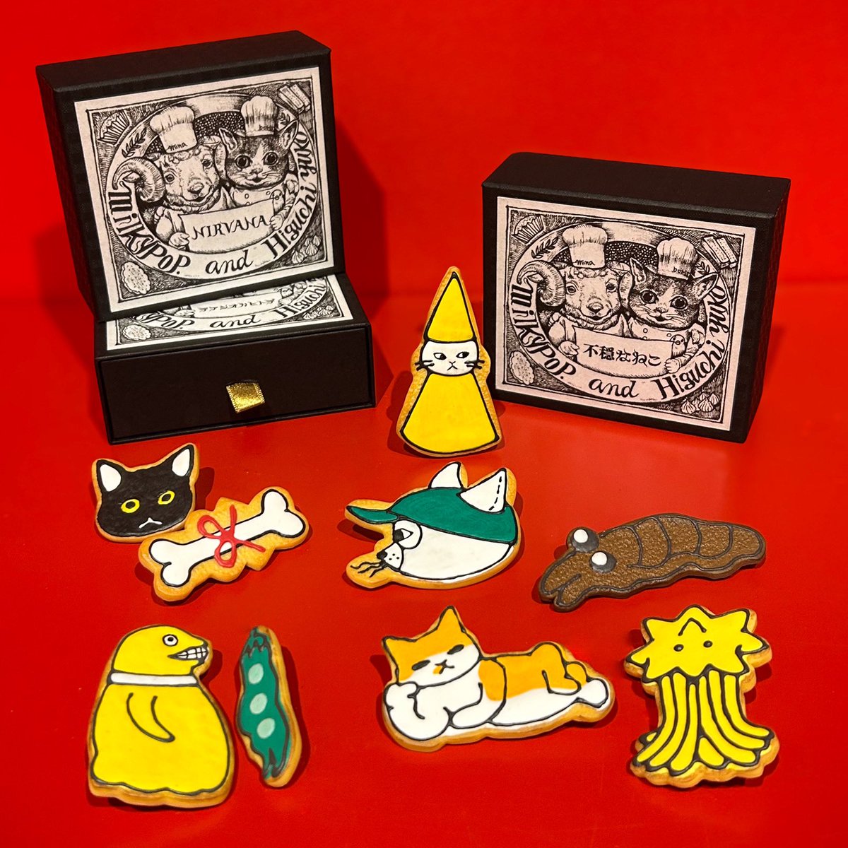 2階 AnticA LibreriA Kではヒグチと縁のある作家様の作品などもお