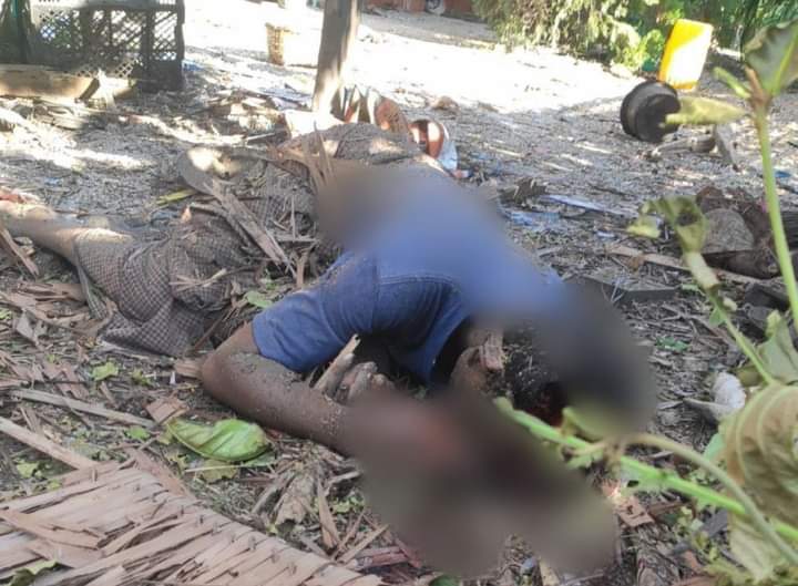 Today, the terrorist #Burmese🇲🇲 military launched an #airstrike on a Christian church in the town of Moemauk, Kachin State.10 people, including 7 children, were killed in this airstrike.Please save our Myanmar Civilians.🙏 <a href="/UN/">United Nations</a>
<a href="/UNHumanRights/">UN Human Rights</a> <a href="/ASEAN/">ASEAN</a> <a href="/UNICEF/">UNICEF</a> #WhatHappeningInMyanmar