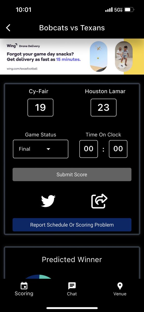 Rgraves04's tweet image. It got very tight in the 2nd half, but @LamarTexansFB defeats Cy Fair 23-19. Back at it for round 2 next week. #LBlock