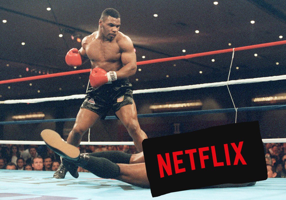 kliner74's tweet photo. @netflix  got KNOCKED OUT! https://t.co/TPoZWU4A1l