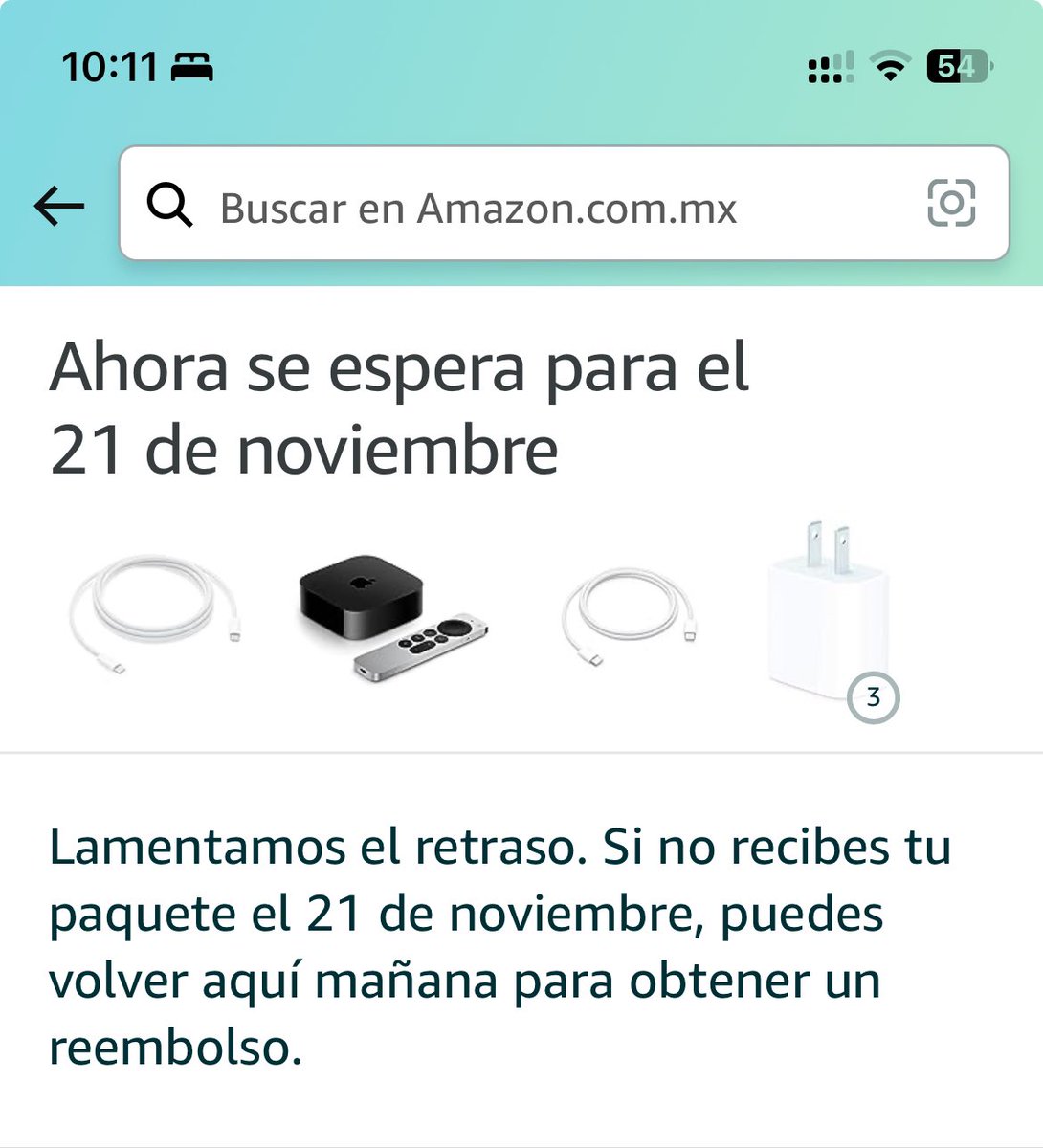 farfiz7's tweet photo. @amazonmex 6 días de retraso para día uno de Buen fin? https://t.co/Z53tXUpdzj