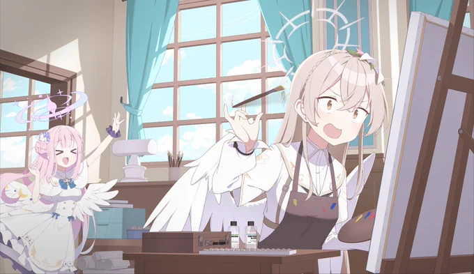 ナーギーちゃんー、アーソーボー#ブルアカ 