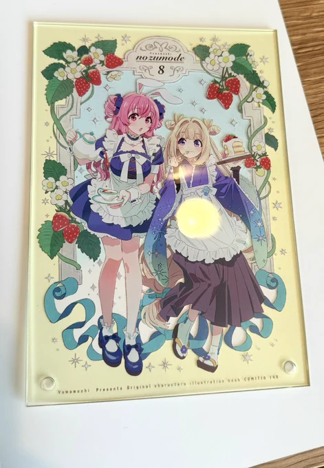 アクリルボード作りました!明日のコミティアに持って行きます!B6サイズ/片面印刷絵柄は個人的にお気に入りの前回と前々回の同人誌の表紙です。印刷もめちゃ綺麗で良い感じですよろしければぜひ、、、!#COMITIA150 