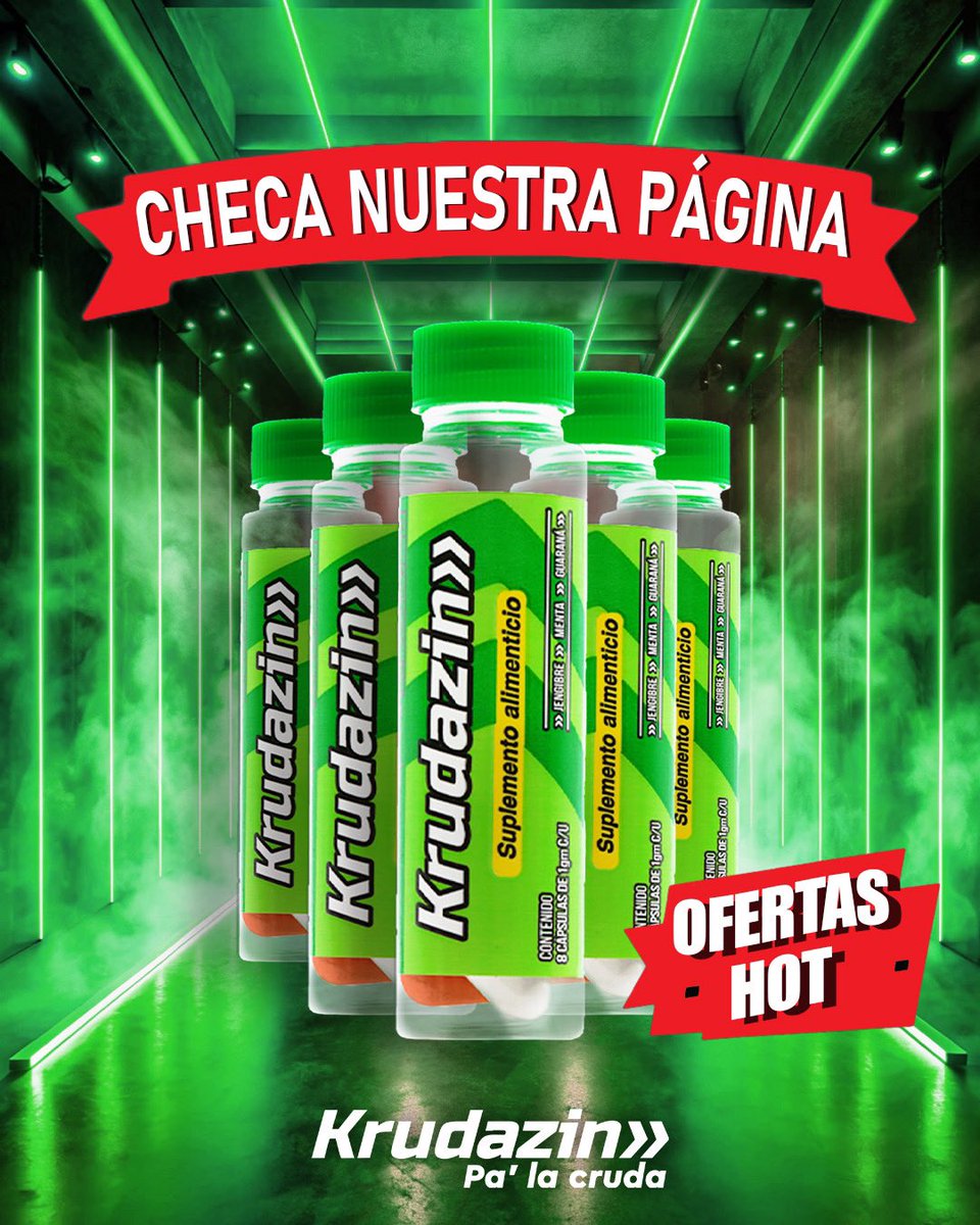 ¡Recupérate de la cruda y aprovecha las OFERTAS HOT de Krudazin! 🔥✨ Entra a nuestra web y descubre descuentos que te harán sentir renovado. ¡No te las pierdas! 

Consíguelo en macrovital.mx/krudazin/ 🌞

#KrudazinOfertas #AdiósCruda