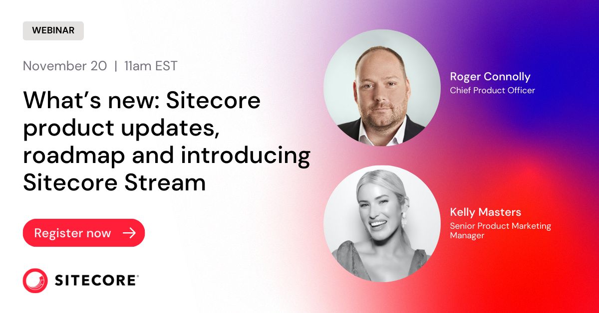 Join us on November 20 for our “What’s New” webinar and be the first to know! CPO Roger Connolly and Senior Product Marketing Manager, Kelly Masters, will share portfolio updates and give you a sneak peek into the future.

Join us for this live webinar: siteco.re/3UQ6cge