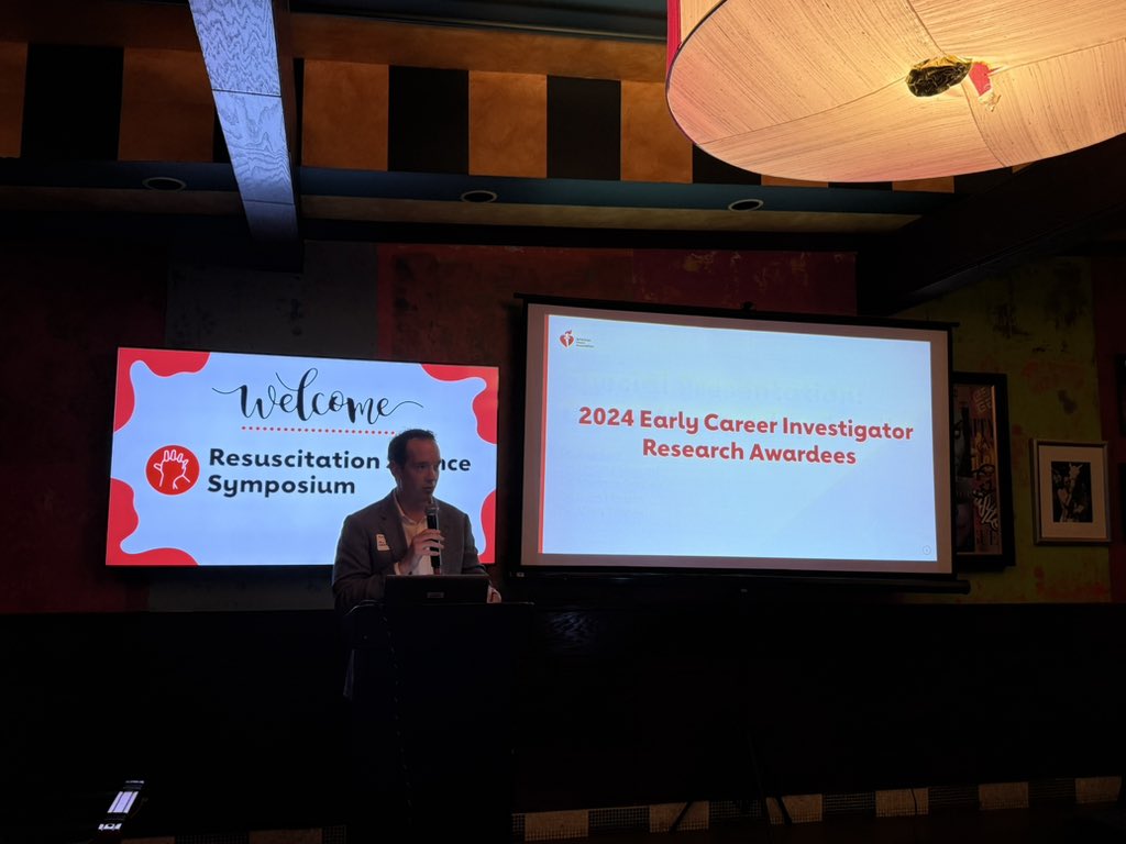 Tommaso Scquizzato, MD (@tscquizzato) on Twitter photo Fantastic evening at the #ReSS24 Early Career Networking Event! Great to reconnect with friends and meet so many talented resuscitation scientists!
<a href="/AHAScience/">AHA Science</a> <a href="/3CPRCouncil/">3CPR Council</a> <a href="/sarahmperman/">Sarah Perman MD MSCE</a> <a href="/FTeranMD/">Felipe Teran, MD MSCE</a> <a href="/NickJohnsonMD/">Nick Johnson</a> <a href="/DrCheskes/">Sheldon Cheskes</a> <a href="/IanR_Drennan/">Ian Drennan</a> <a href="/Dr_JBray/">Dr Janet Bray</a> @BrianGrunau Fantastic evening at the #ReSS24 Early Career Networking Event! Great to reconnect with friends and meet so many talented resuscitation scientists!
<a href="/AHAScience/">AHA Science</a> <a href="/3CPRCouncil/">3CPR Council</a> <a href="/sarahmperman/">Sarah Perman MD MSCE</a> <a href="/FTeranMD/">Felipe Teran, MD MSCE</a> <a href="/NickJohnsonMD/">Nick Johnson</a> <a href="/DrCheskes/">Sheldon Cheskes</a> <a href="/IanR_Drennan/">Ian Drennan</a> <a href="/Dr_JBray/">Dr Janet Bray</a> @BrianGrunau